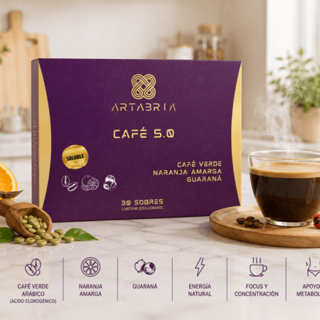 MÁS POR MENOS! CAFE 5.0 ARTABRIA - FÓRMULA MEJORADA (¡Ahora MÁS POTENTE!) 5
