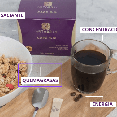 MÁS POR MENOS! CAFE 5.0 ARTABRIA - FÓRMULA MEJORADA (¡Ahora MÁS POTENTE!) 2