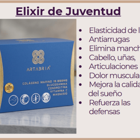 ELIXIR DE JUVENTUD - (PÉPTIDOS DE COLÁGENO HIDROLIZADO 10.000MG)